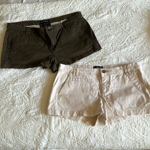 Express chino shorts